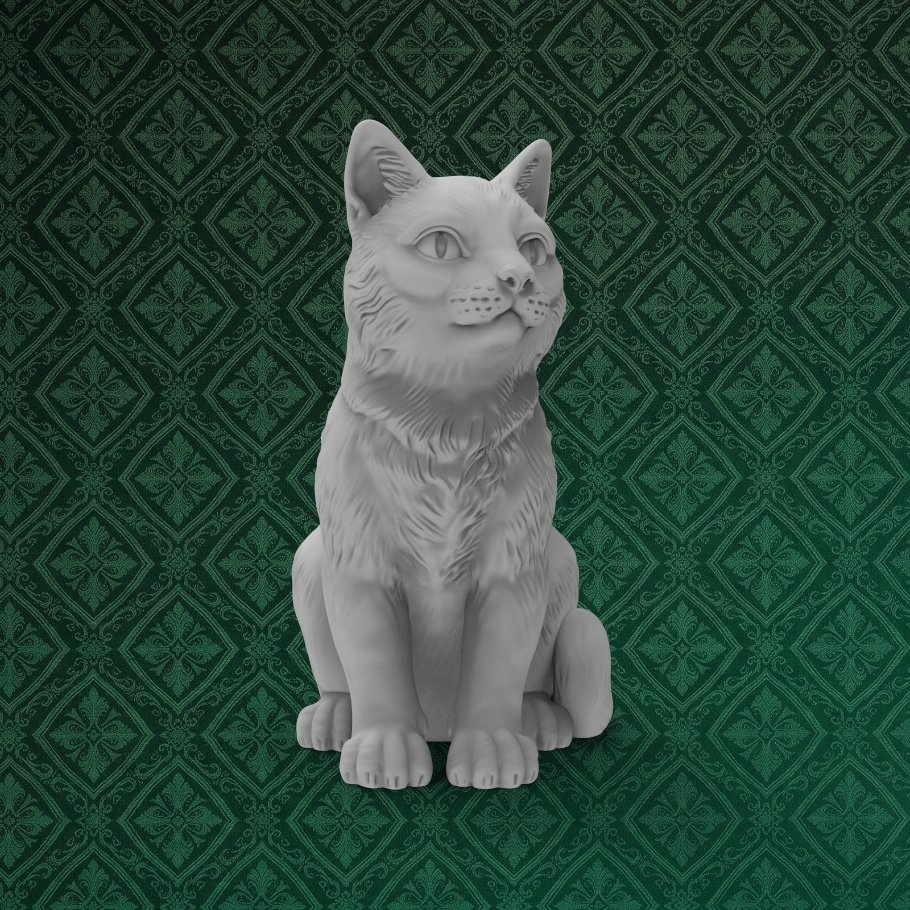 Office Cat Pen Holder 2 keyshot8.636
