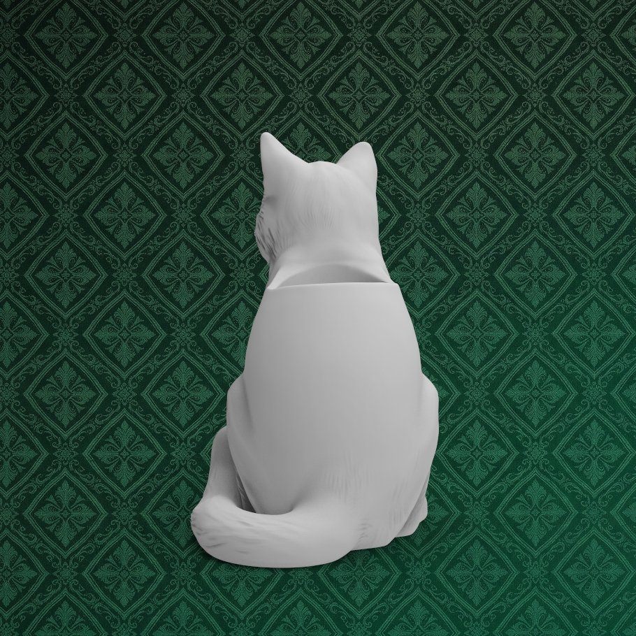 Office Cat Pen Holder 3 keyshot8.637