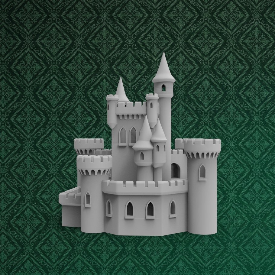 Castle Office Stronghold Desktop Organizer 3 keyshot8.662