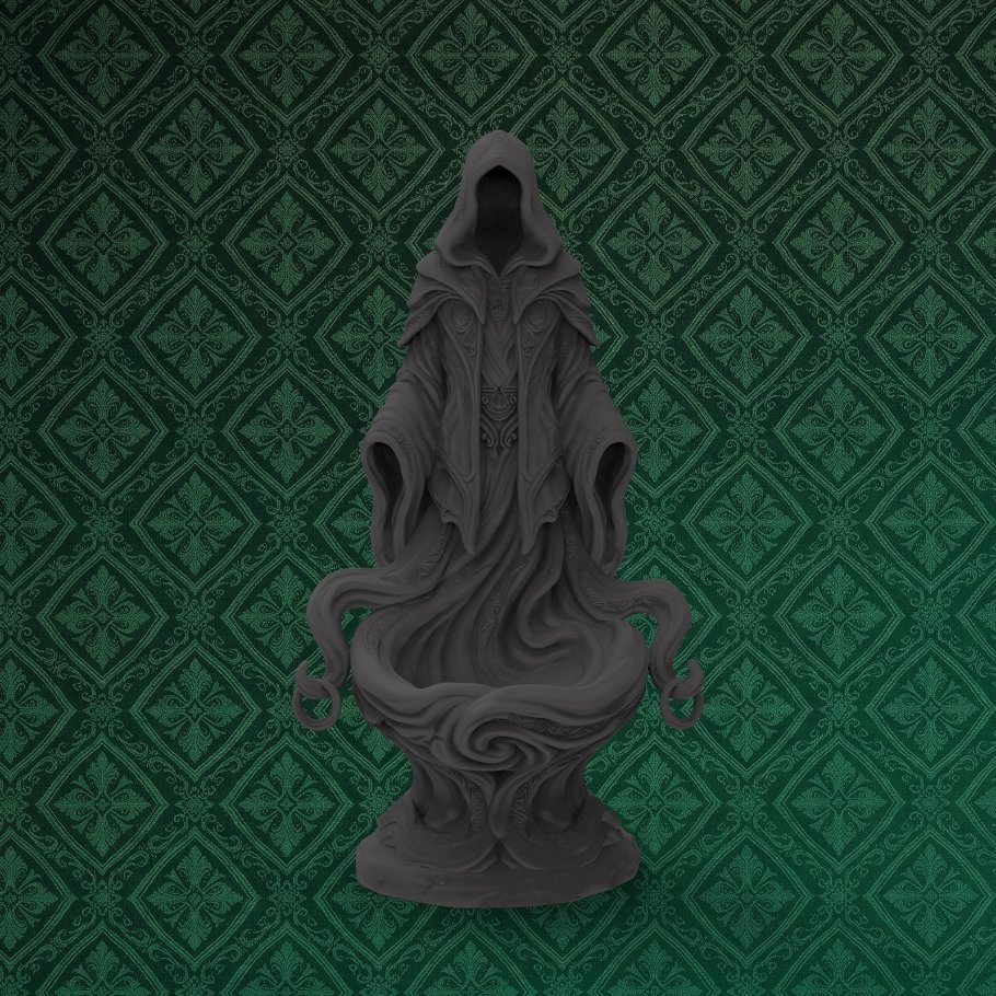 Nocturnal Wraith Bowl Statue 2 keyshot8.691