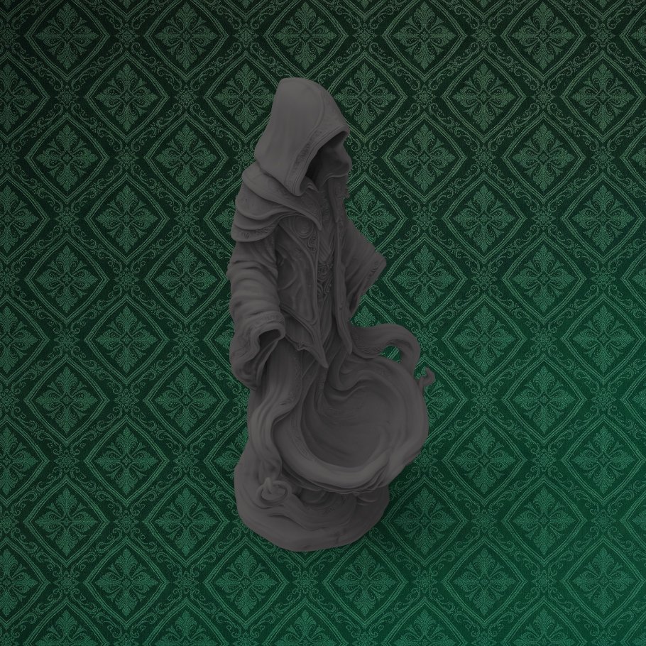 Nocturnal Wraith Bowl Statue 7 keyshot8.696