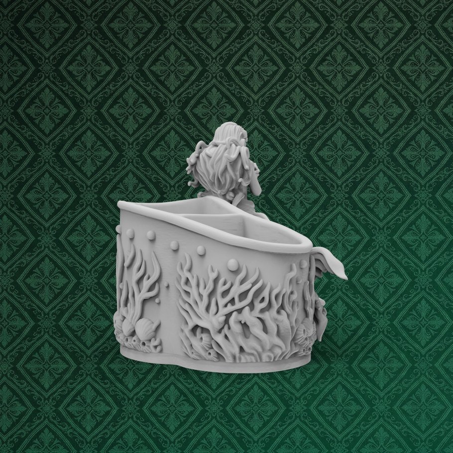 Sea Mermaid Pen Holder 4 keyshot8.809