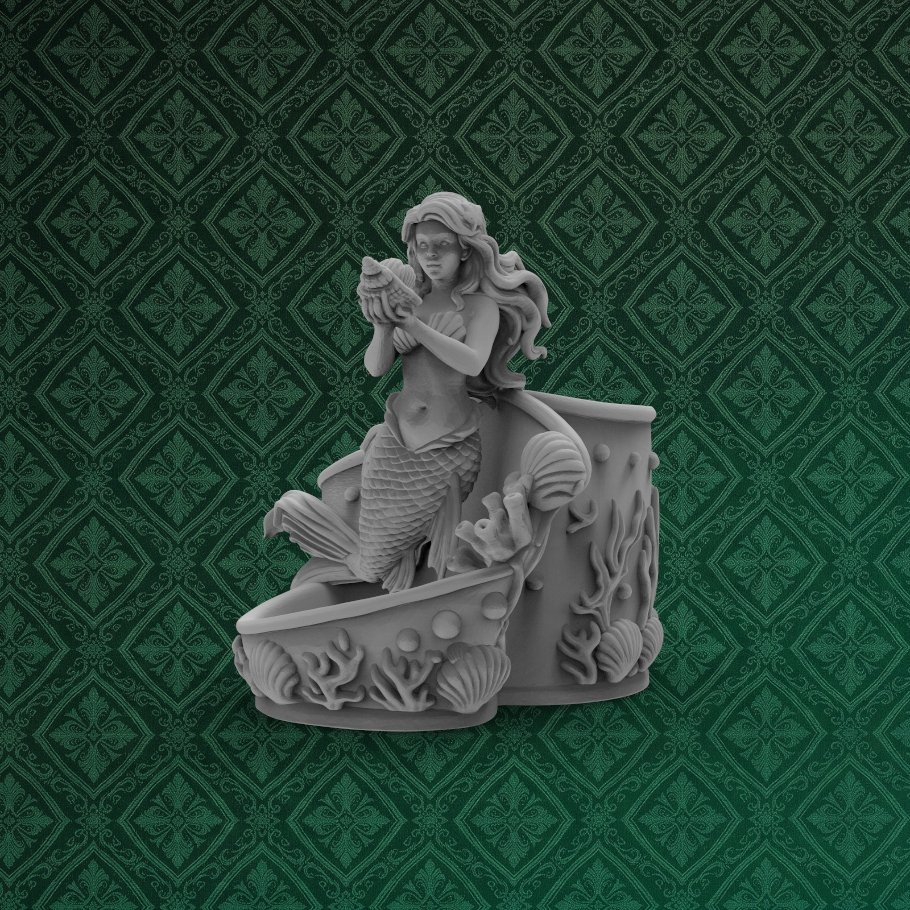 Sea Mermaid Pen Holder 6 keyshot8.811
