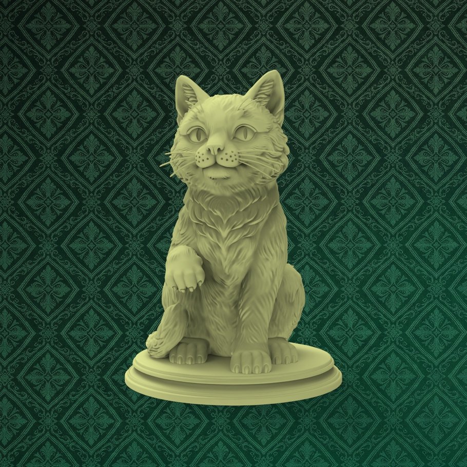 Office Cat Desk Organizer 2 keyshot8.846