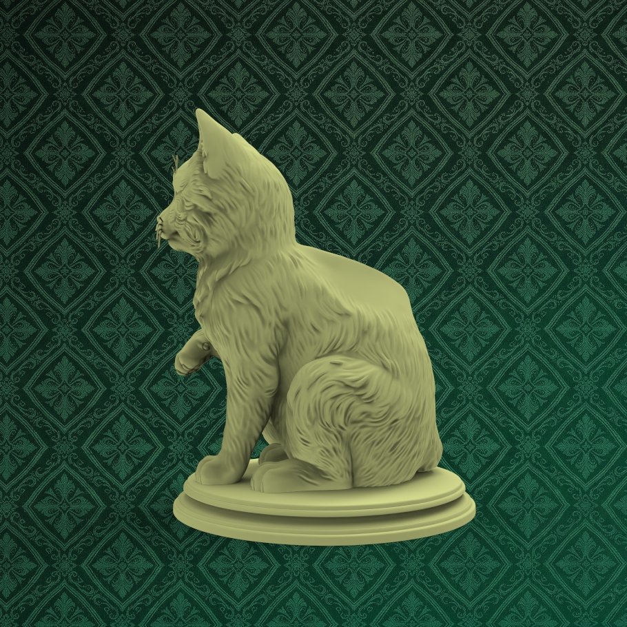 Office Cat Desk Organizer 5 keyshot8.849