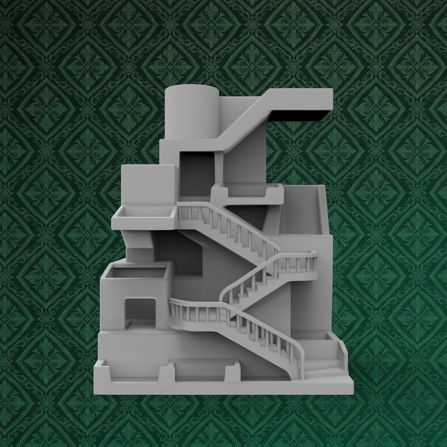 Staircase Desk Organizer 2 keyshot8.905