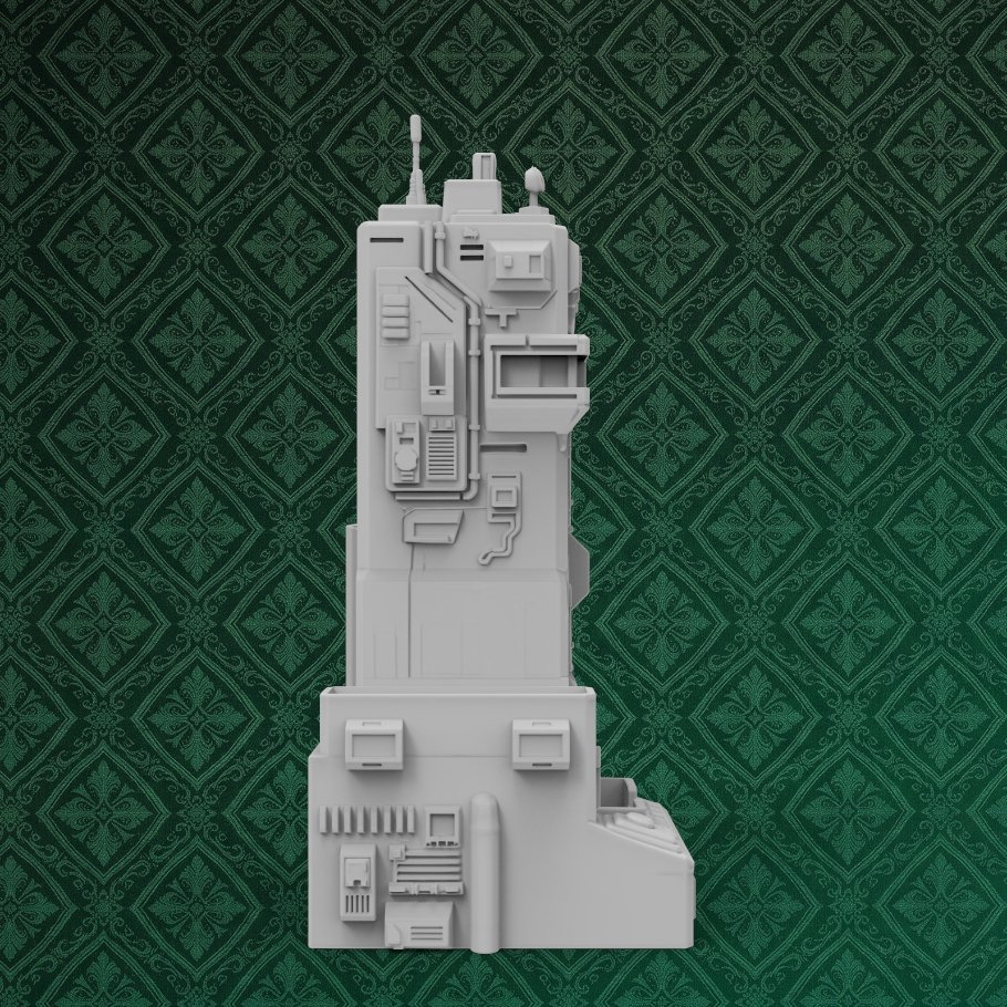 Sci-Fi Tower Desk Organizer 4 keyshot8.927