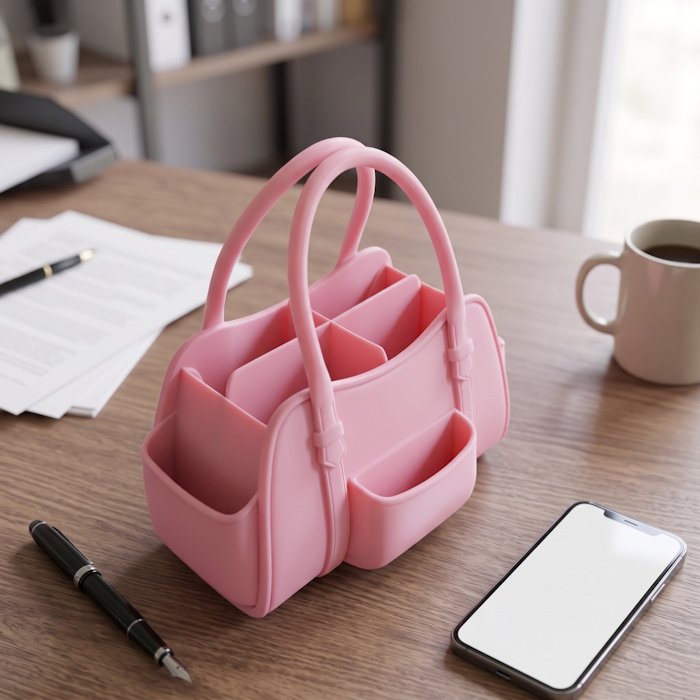 Handbag Multi-Compartment Desk Organizer 1 key 10