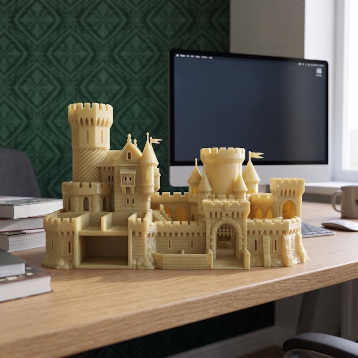Fantasy Castle Desk Organizer 1 key 40