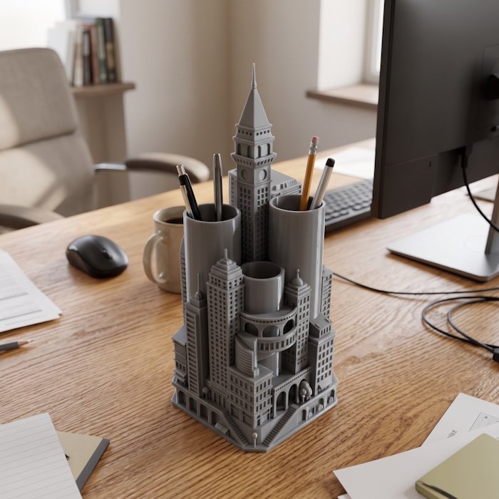 Architectural City Pen Holder 1 key 51