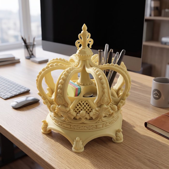 Royal Crown Desk Organizer 1 key 8