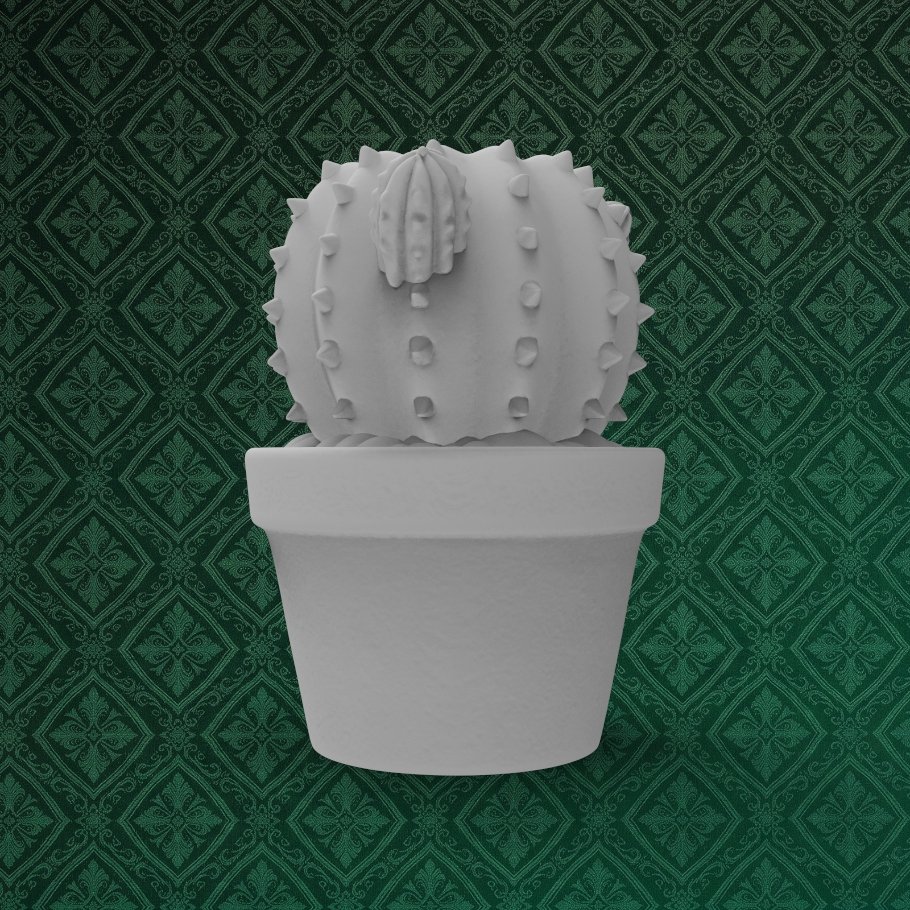 Cactus Desk Organizer 3 keyshot8.1395