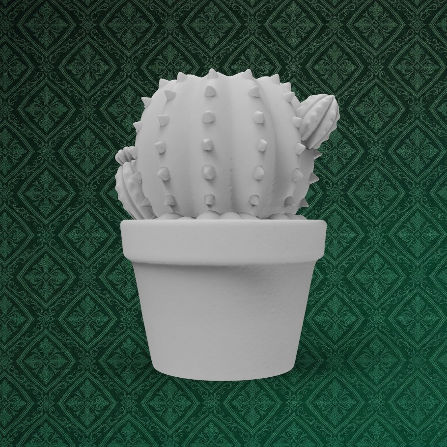 Cactus Desk Organizer 4 keyshot8.1396