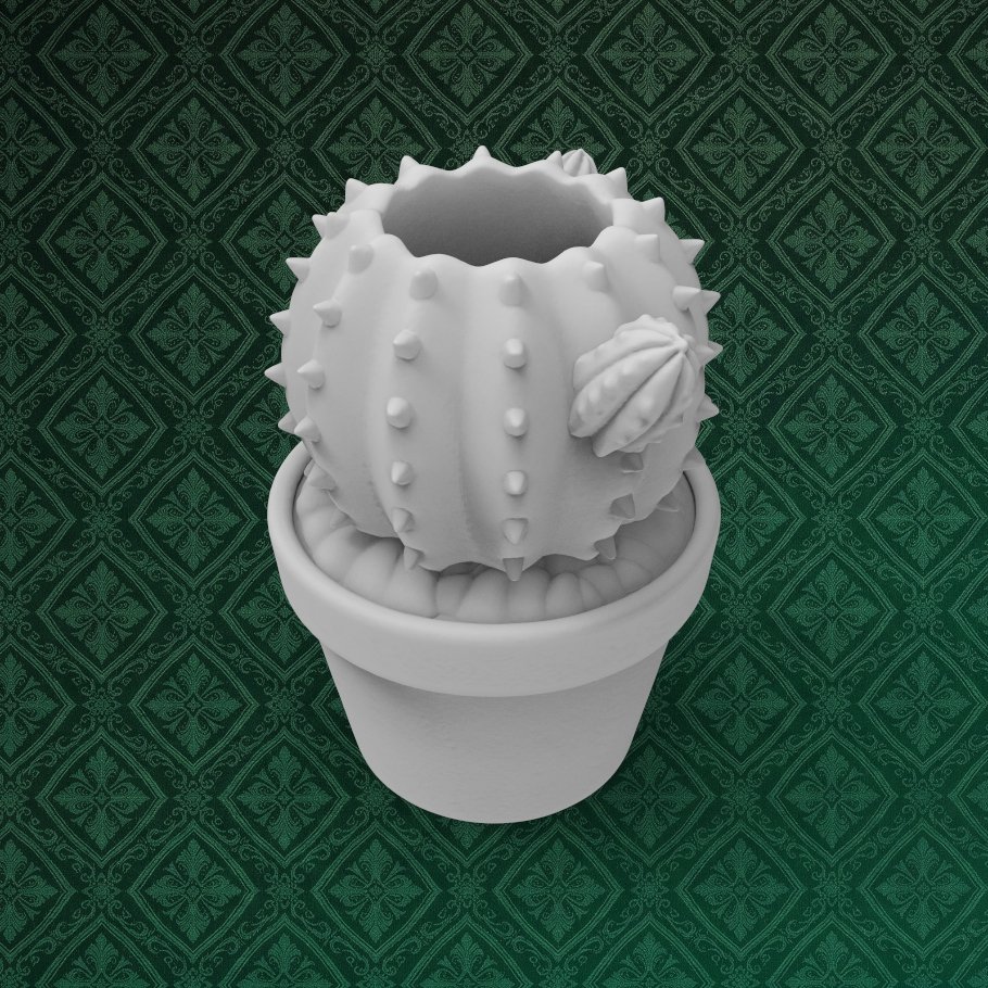 Cactus Desk Organizer 7 keyshot8.1399
