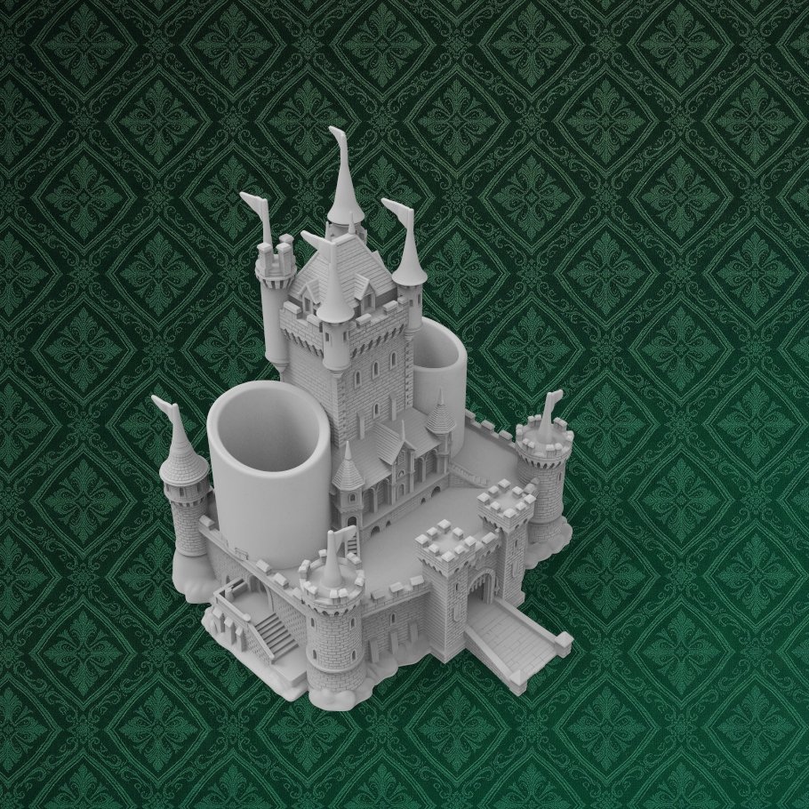 Stone Fortress Desk Storage 8 keyshot8.1408