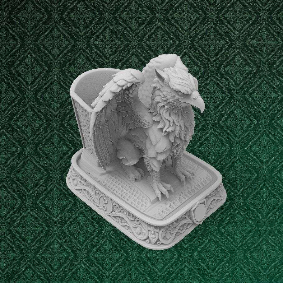 Griffin Mythical Desk Organizer 7 keyshot8.1451
