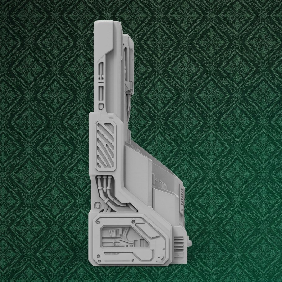 Sci-Fi Cyberpunk Multi-Compartment Organizer 4 keyshot8.1475