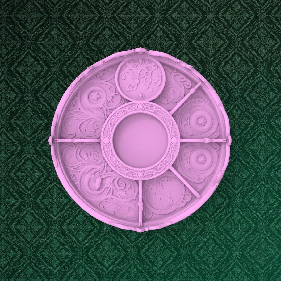 Baroque Round Jewelry Dish 4 keyshot8.384