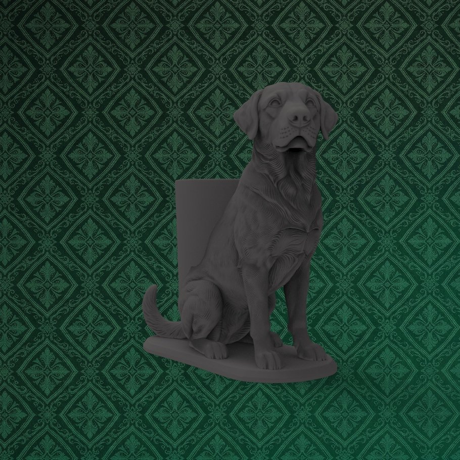 House Dog Pencil Holder 2 keyshot8.406