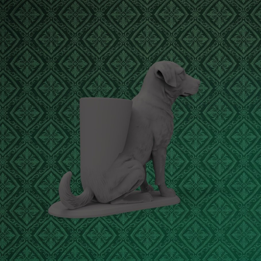House Dog Pencil Holder 4 keyshot8.408