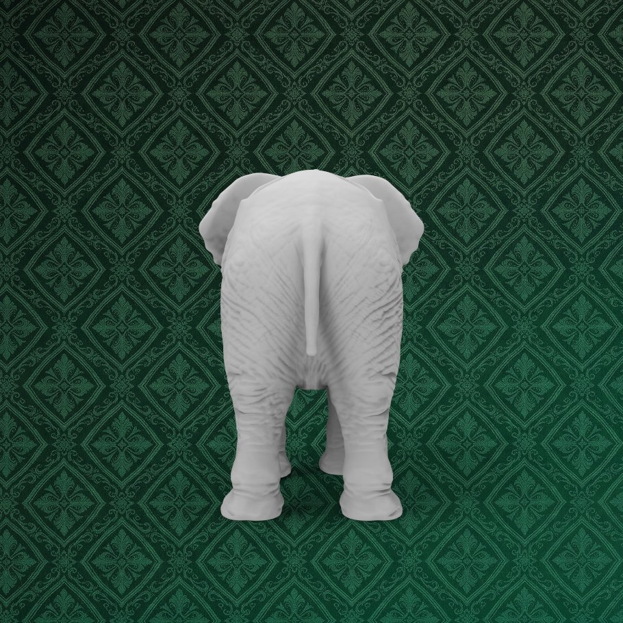 Elephant Desk Pen Holder 4 keyshot8.456