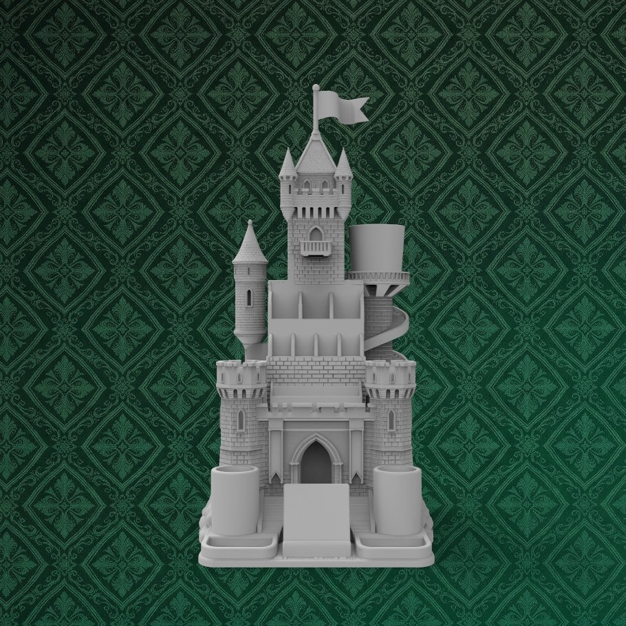 Stone Castle Desk Organizer 2 keyshot8.524