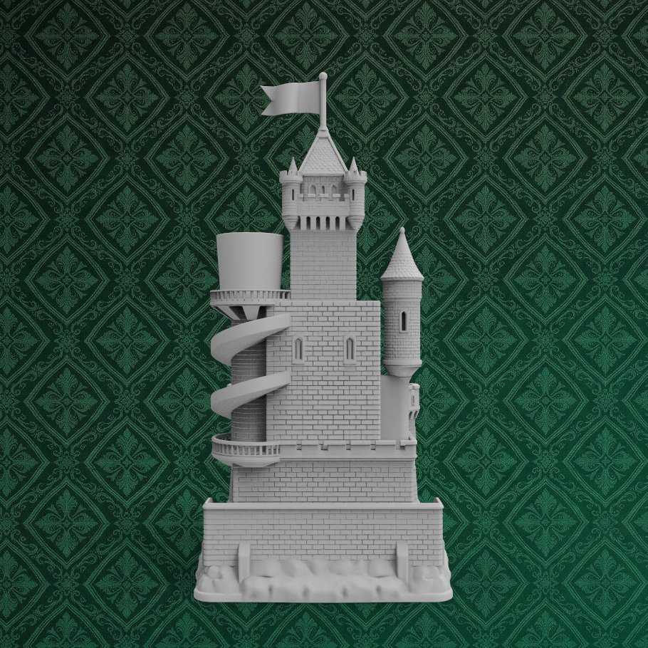 Stone Castle Desk Organizer 3 keyshot8.525
